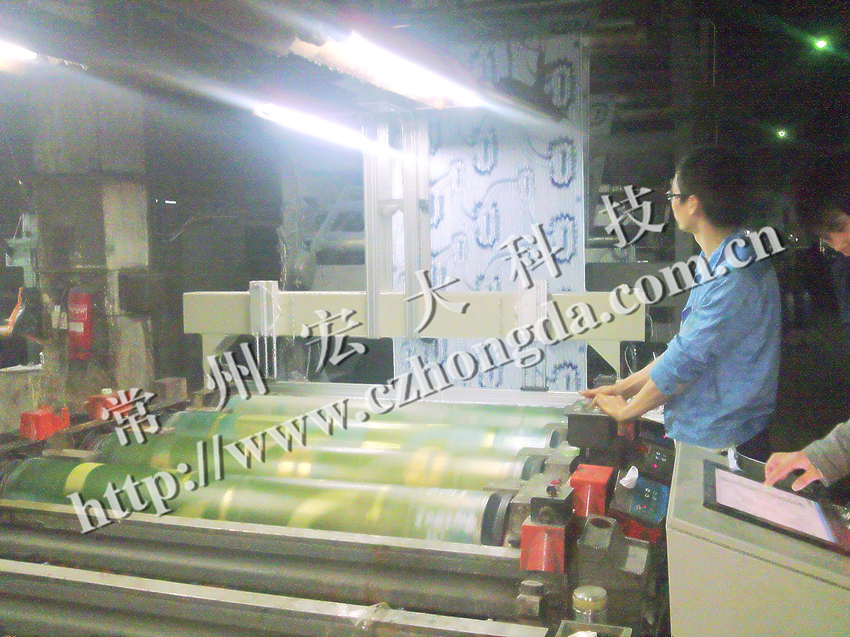 Rotary screen printing automatic error correction system